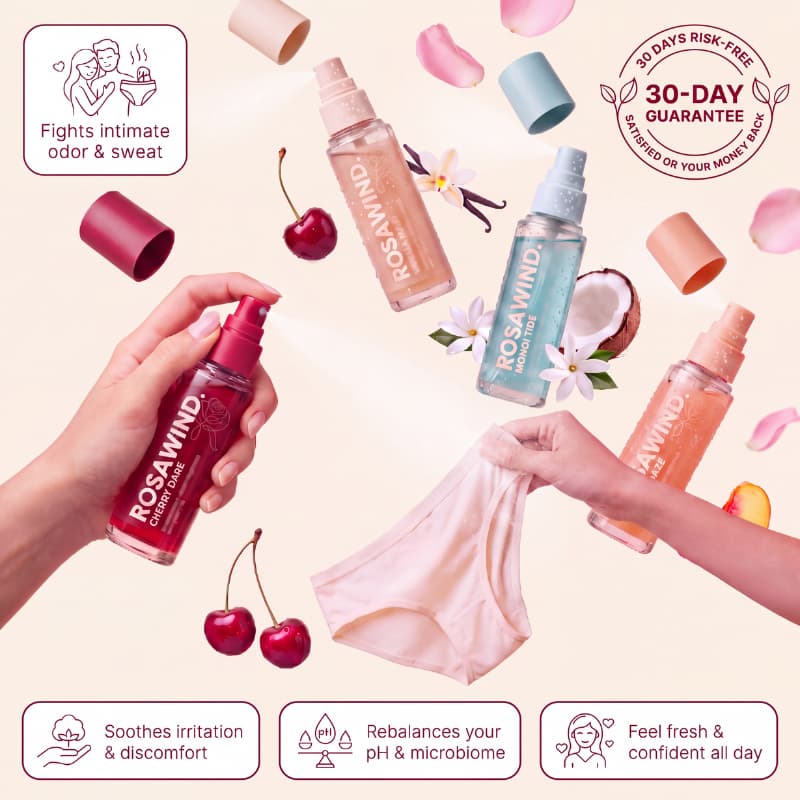 Rosawind | Prebiotic Anti-Odor Intimate Comfort Mist
